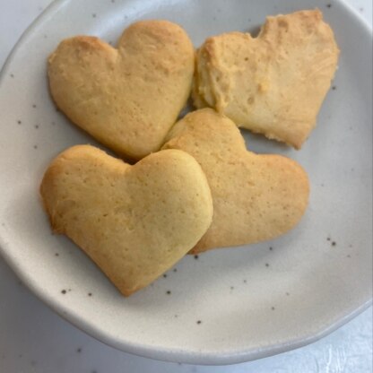 ハートで型抜きしました！
子どもが美味しいと言っていっぱい食べてました